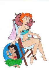 Lilo and Anita colored