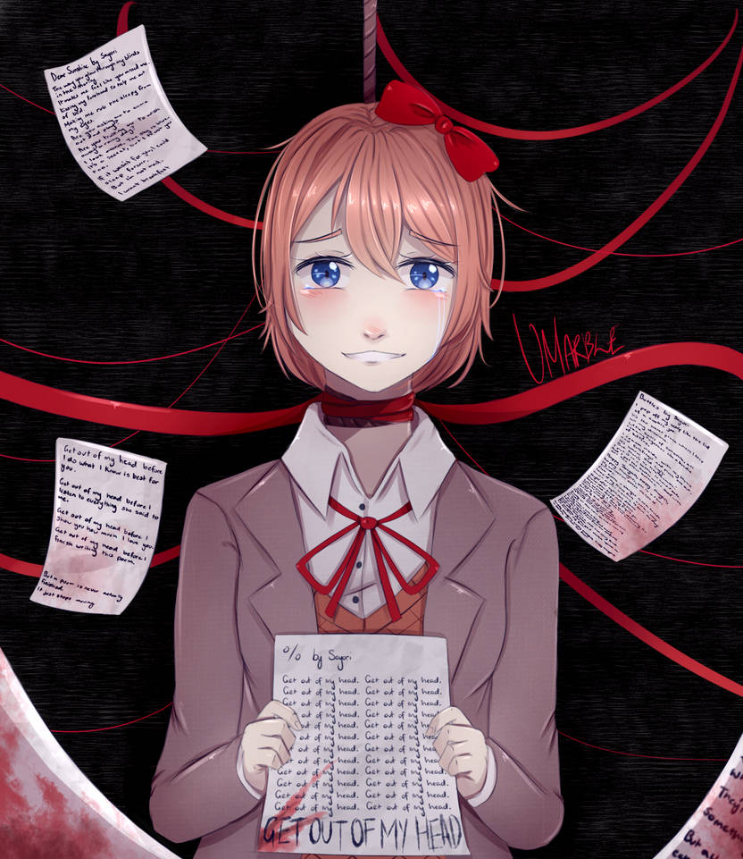 Sayori Final Poem by UMarble on DeviantArt