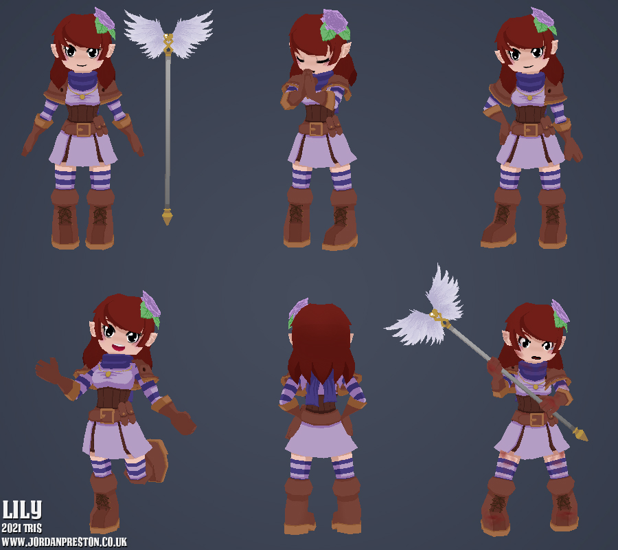 Lily 3D Model