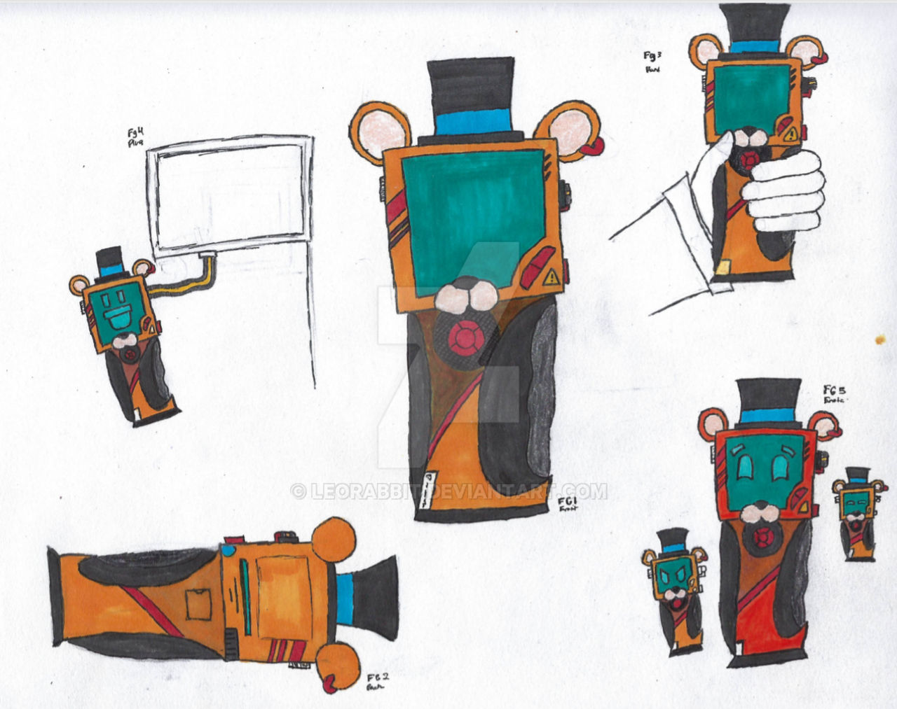 Fnaf Tools FNAF RUIN CONCEPT ART - Freddy Multitool by LeoRabbit on DeviantArt