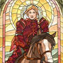 Blood Rose Stained Glass