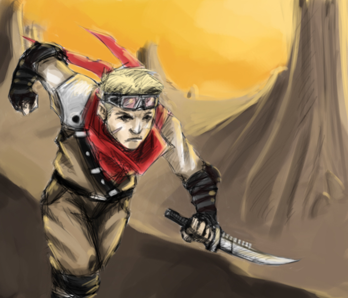 Aryn in the Desert