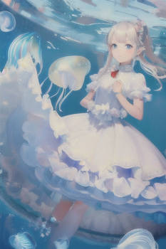 Pixai- Jellyfish Girl 10