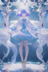 Pixai- Jellyfish Girl 14