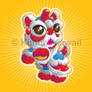 Lion Dancer Kawaii Style