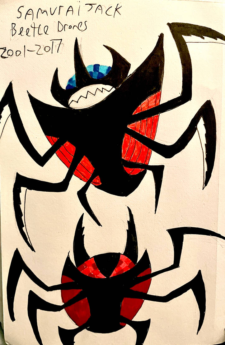 Samurai Jack Riding Insect Samurai Jack-beetle drones by robertoadder8 on DeviantArt