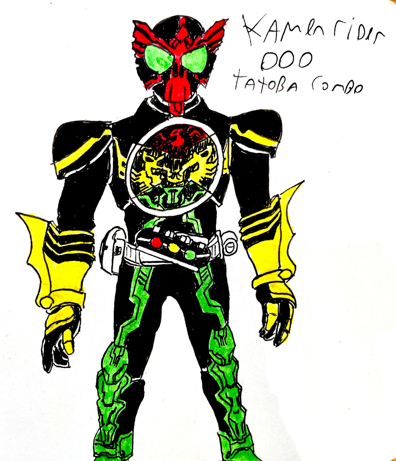 Roberto Rider Kamen rider ooo (traditional art) by robertoadder8 on DeviantArt