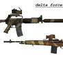 delta force weapons and uniform