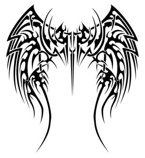 Angelic tribal wings