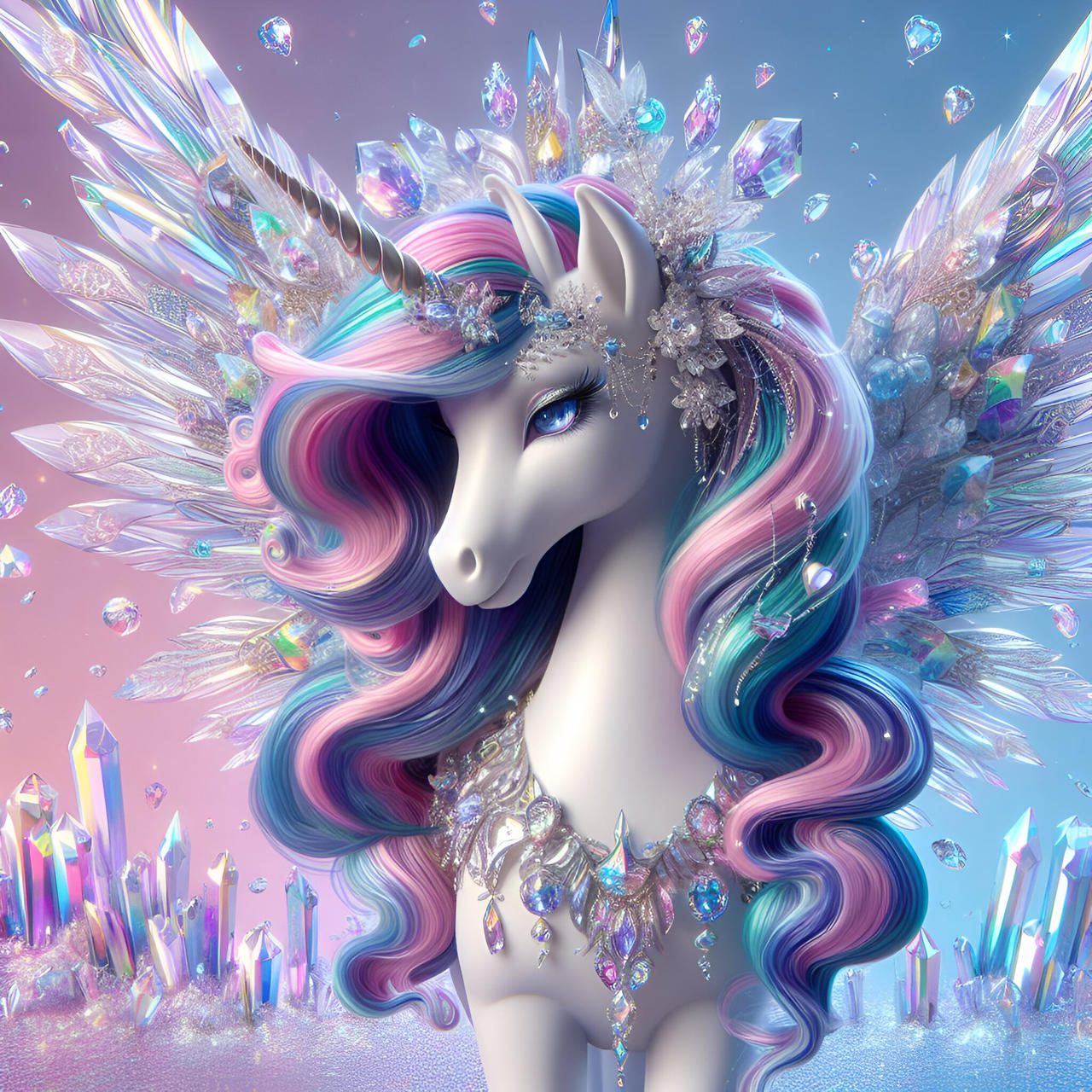 Crystal Queen Unicorn By Talasia85 On DeviantArt crystal-queen-unicorn-by-talasia85-on-deviantart