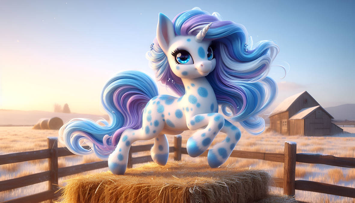Cute Unicorn and the haystack by Talasia85 on DeviantArt