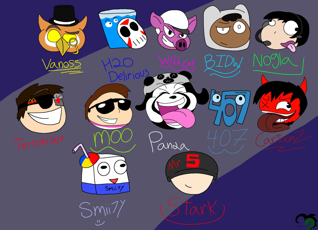 The Vanoss crew by Mikefrightmare on DeviantArt