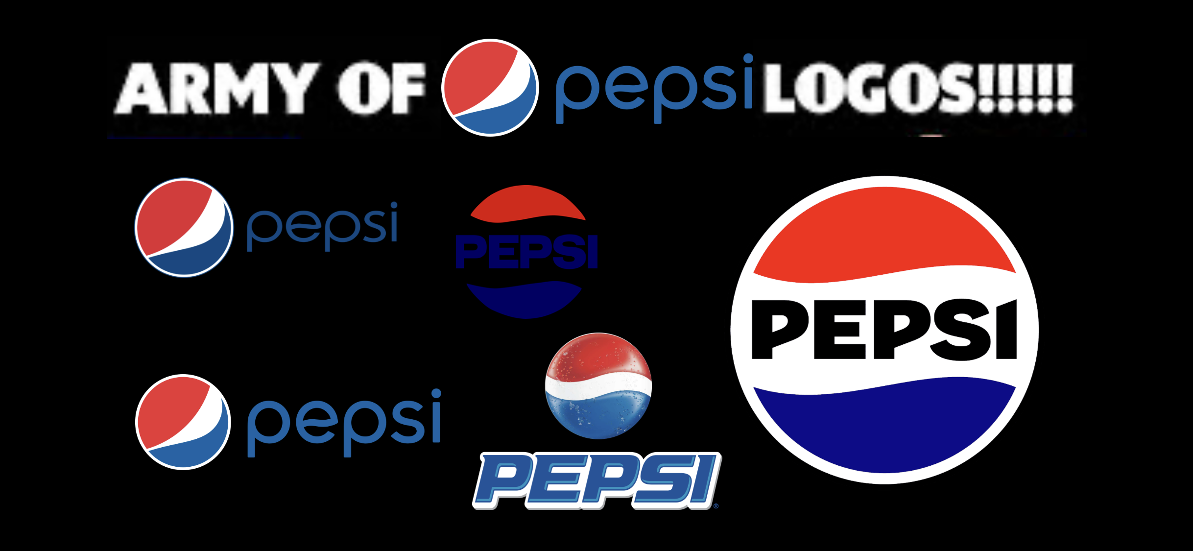 Army of Pepsi Logos by Lococrazy30 on DeviantArt