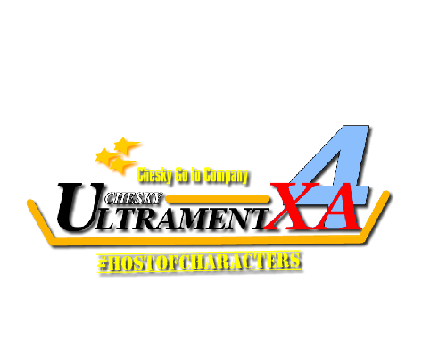 Chesky Ultrament: XA4 (Host of Characters) Logo