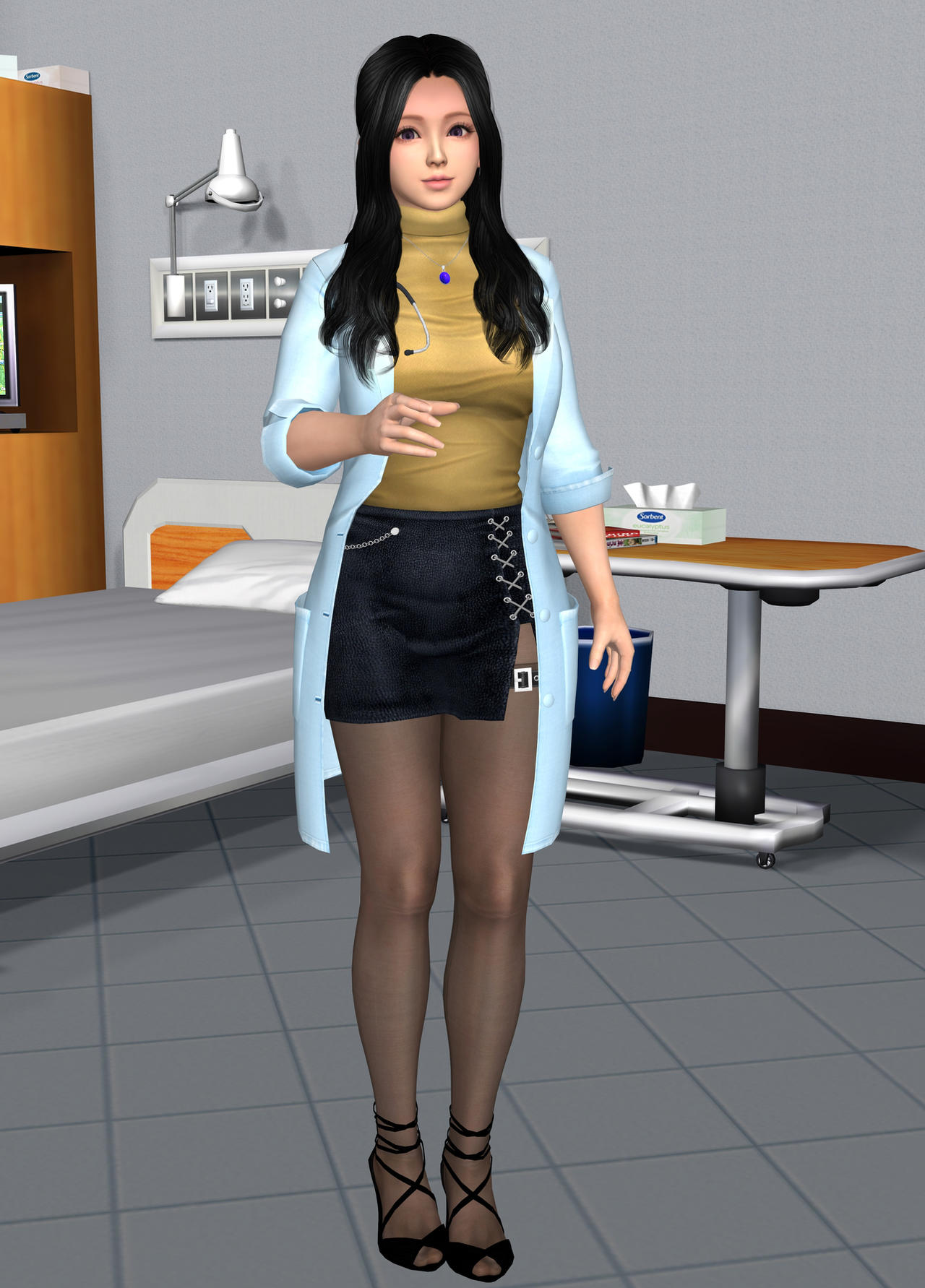 Model Mod Sarah OC : Sarah Khan - Doc.Khan for XPS (Mesh Mod) by Ai-Abella on DeviantArt