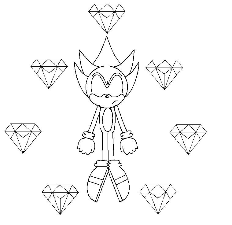 Super Sonic Chaos Emerald Base by Mephilez on DeviantArt
