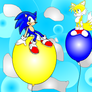 Sonic and Tails Balloon Ride