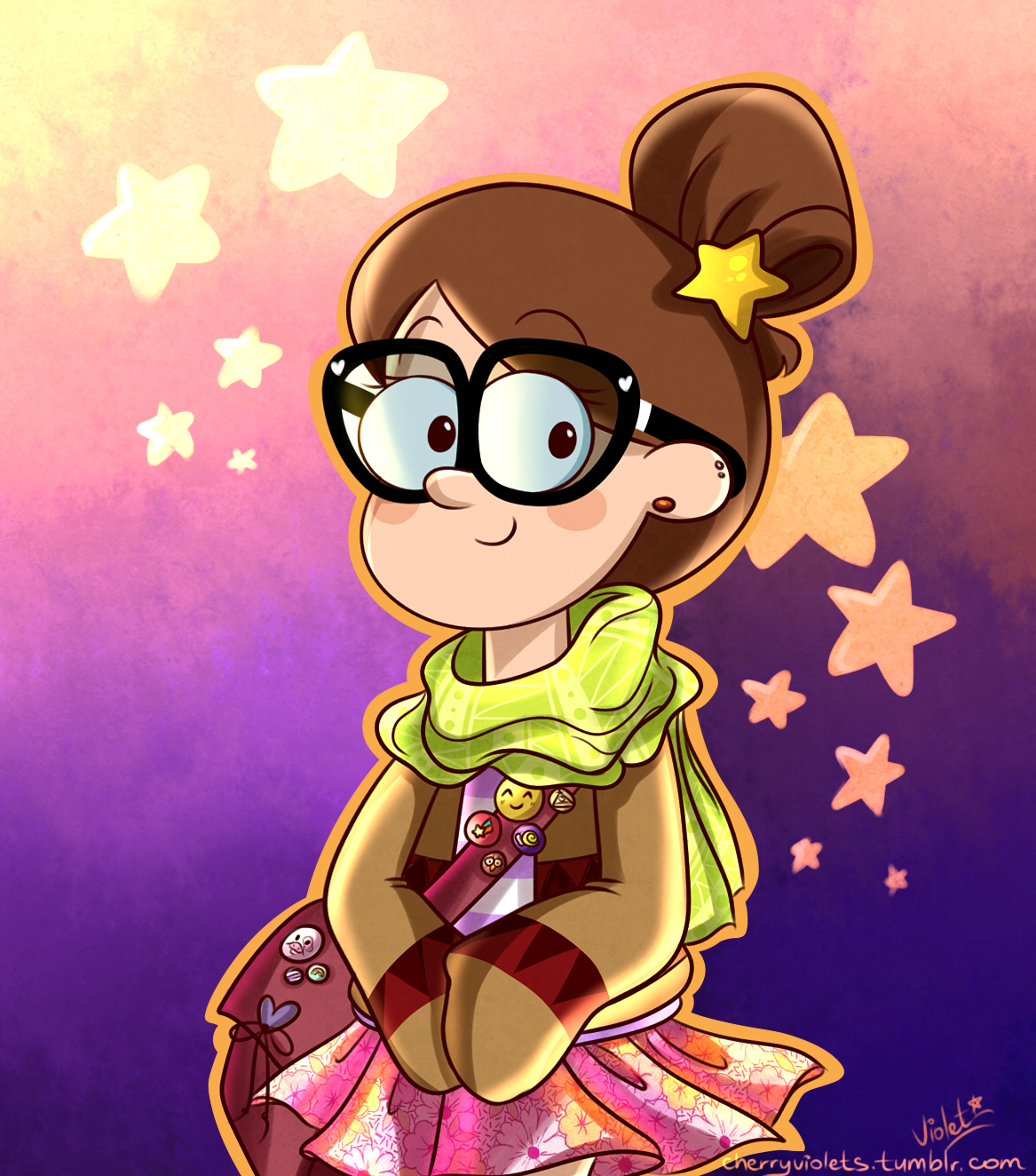 Hipster Mabel.