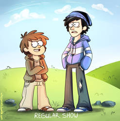 Regular Show. Gravity Falls style.