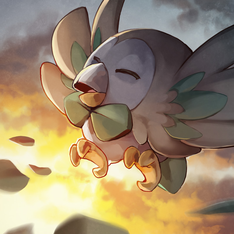 Rowlet by nikogeyer on DeviantArt