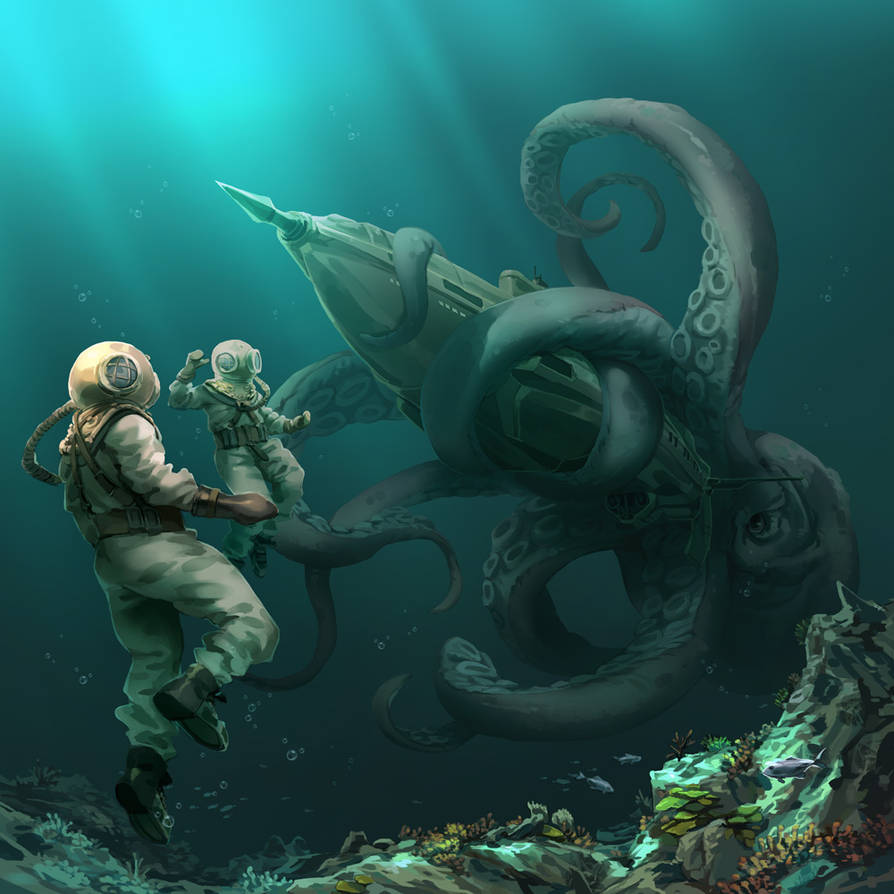 20,000 Leagues Under the Sea by nikogeyer