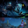 Epic Mickey and Wish - Concept Art