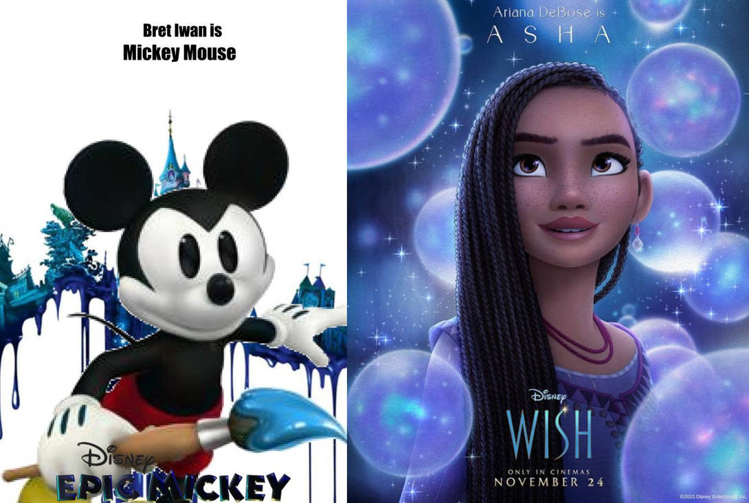 Epic Mickey and Wish Character Poster 1 by 340796242 on DeviantArt