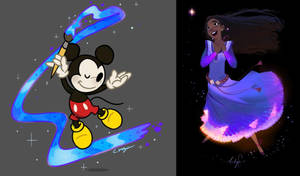 Epic Mickey and Wish - Fan Art