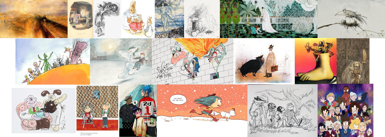 Tribute to English Artists by 340796242 on DeviantArt