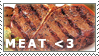 Meat Love Stamp by kittizak