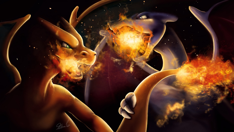 speedpainting_Charizard_fight by Felina-Colibra on DeviantArt
