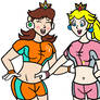 Peach Pokes Daisy's Belly Button