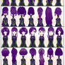 18 New Hair Models for ComiPo (CSU)