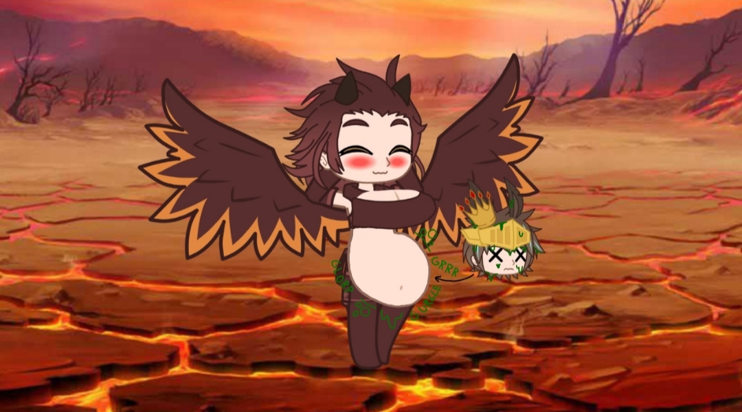 Fem rodan digested male Mothra by GOJIXDD on DeviantArt