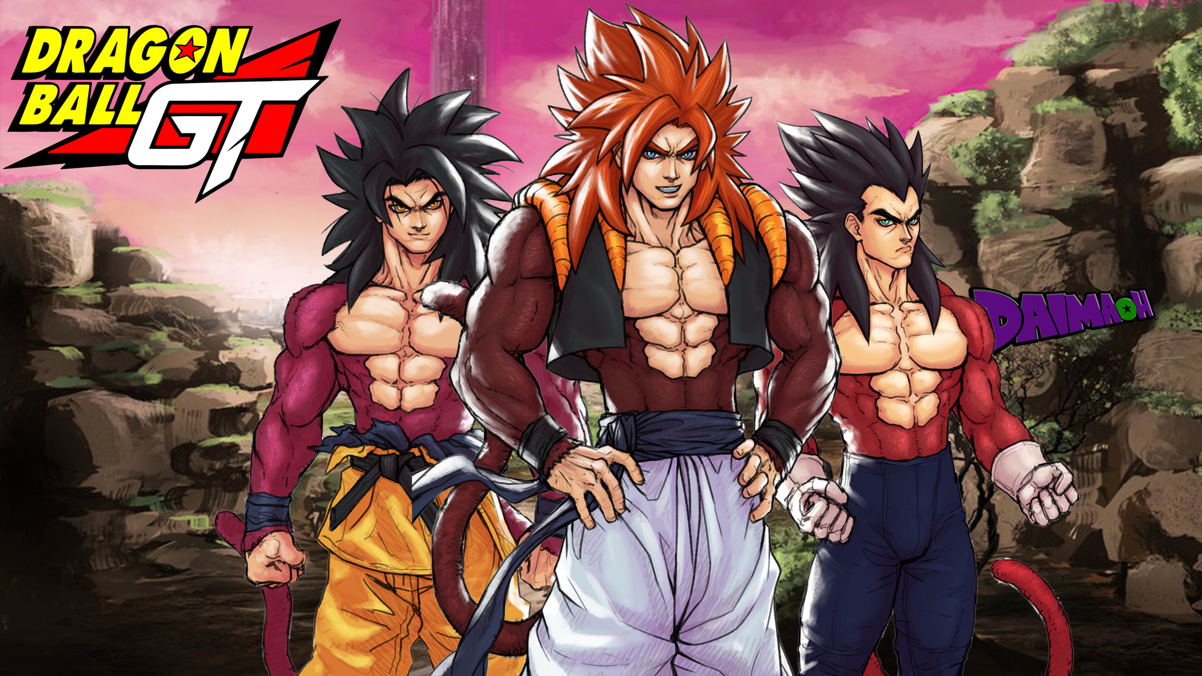 Goku ssj4 in Dragon Ball Gt style by daimaoha5a4 on DeviantArt