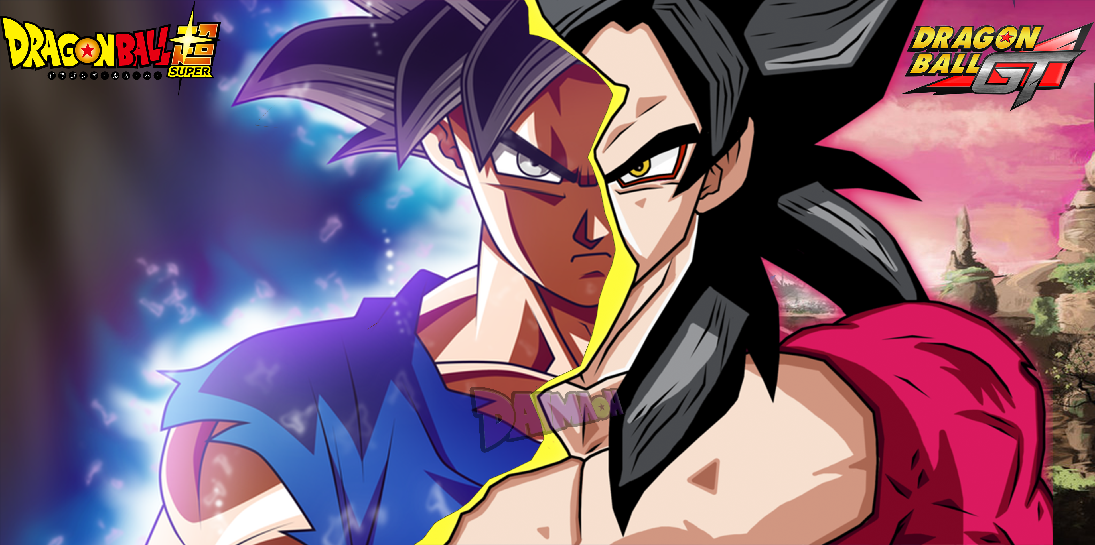 Goku ssj4 in Dragon Ball Gt style by daimaoha5a4 on DeviantArt