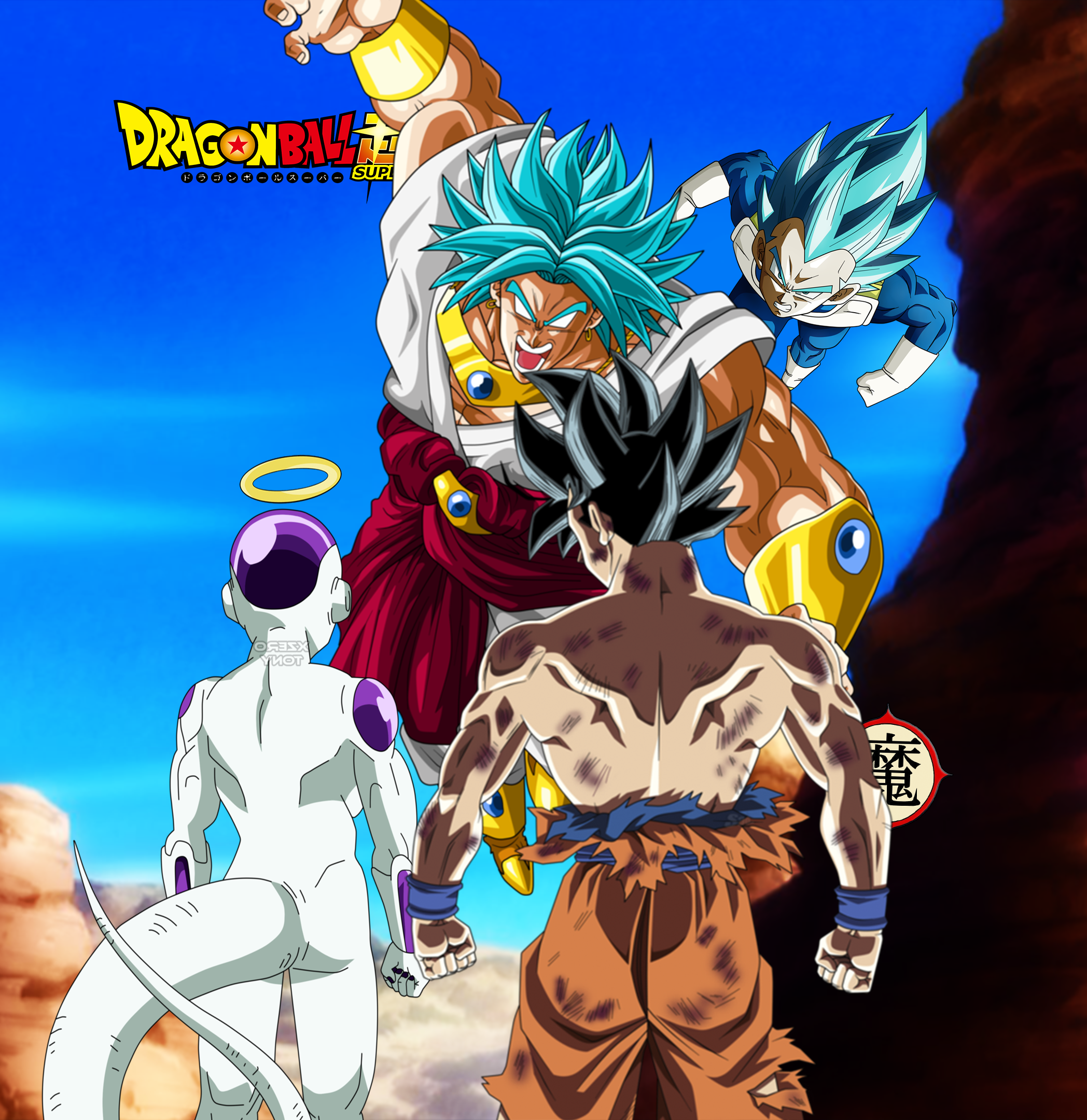 goku and vegeta vs broly