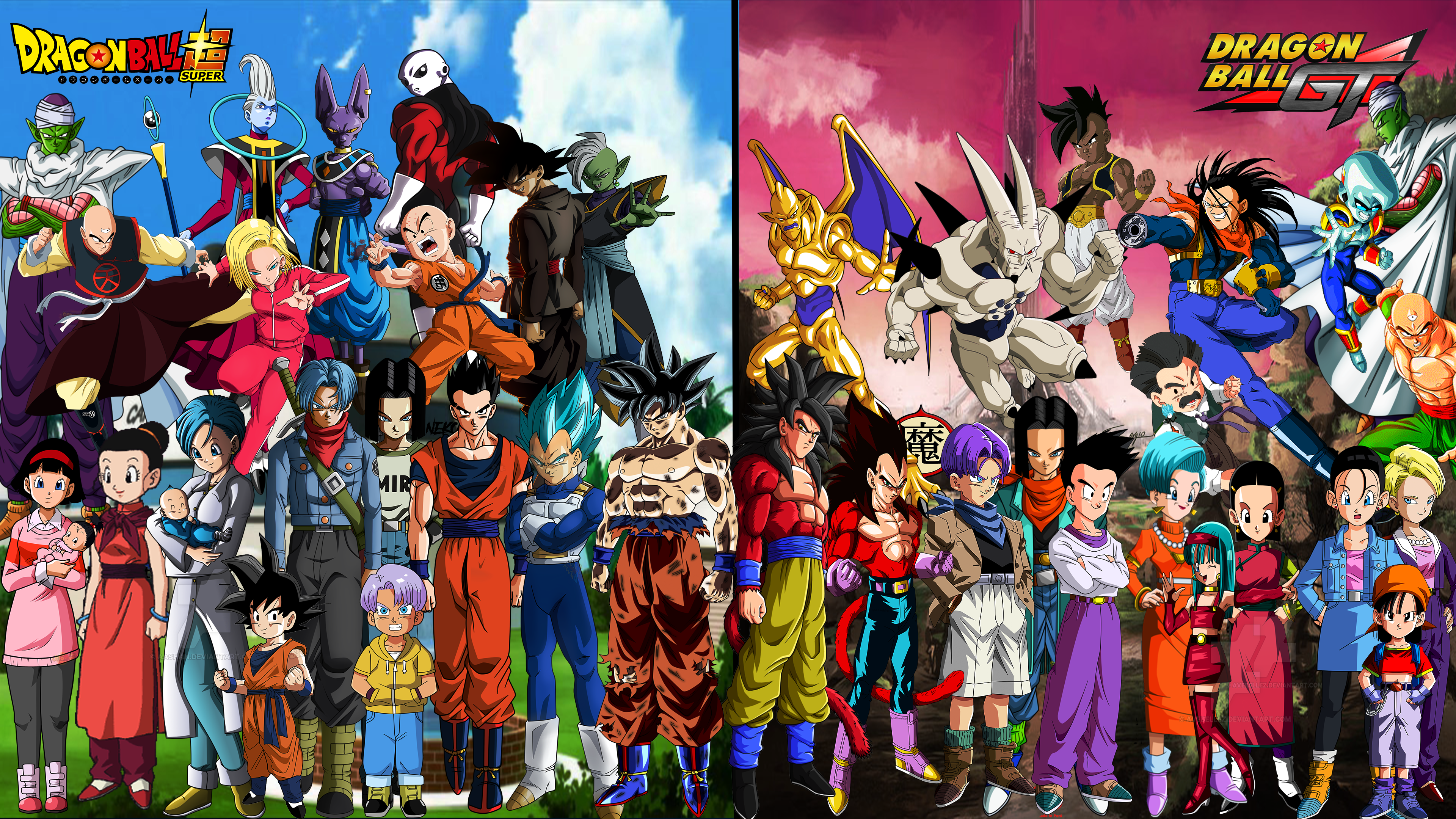 The Evolution Of Dragon Ball - Dragon Ball GT Vs Dragon Ball Super
