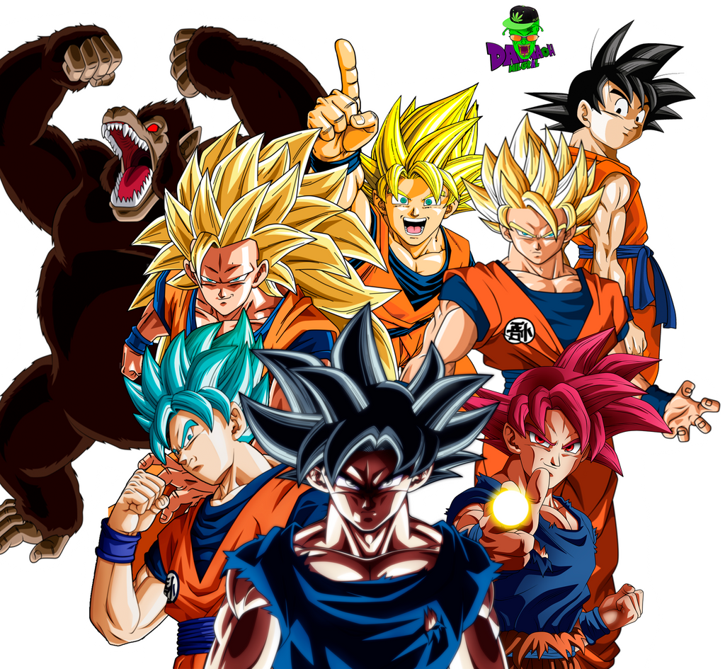 Goku All Forms by daimaoha5a4 on DeviantArt