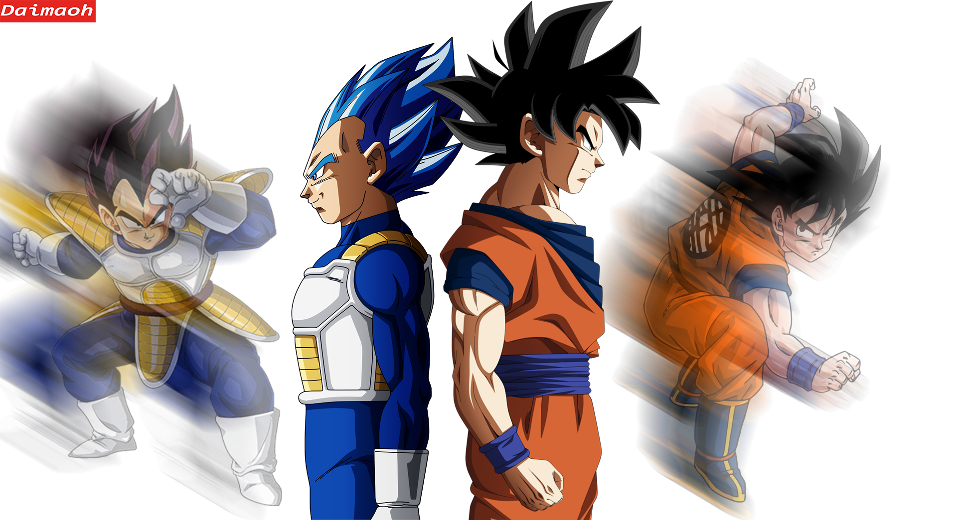 Goku y Vegeta al estilo de Dragon Ball Daima. by migeru0097 on DeviantArt