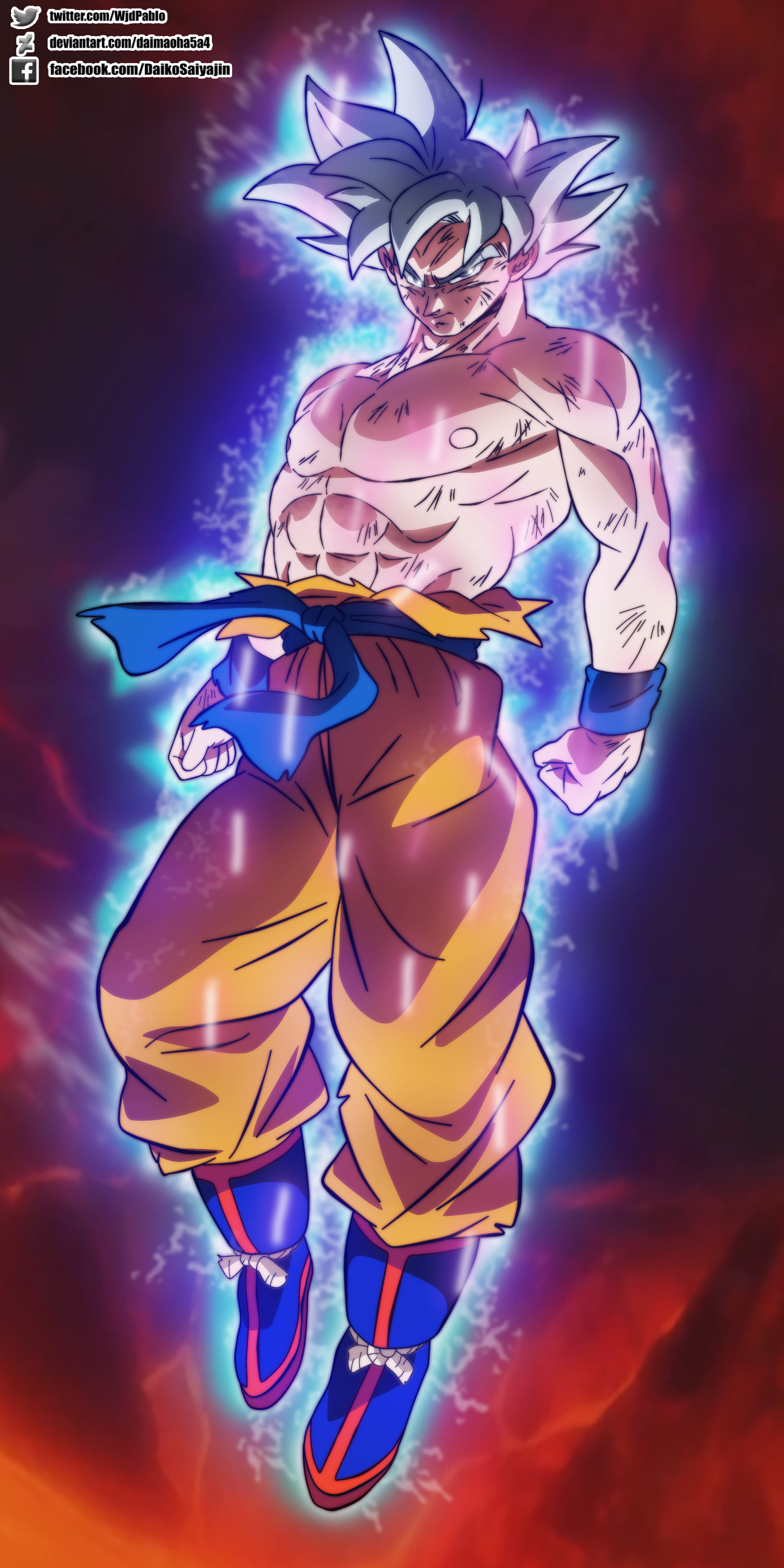 Goku ULTRA INSTINCT MASTERED by AlejandroDBS on DeviantArt