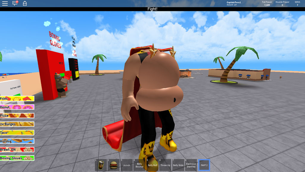 Roblox Eating Simulator 9 By Captain Toro On Deviantart - belly fat roblox