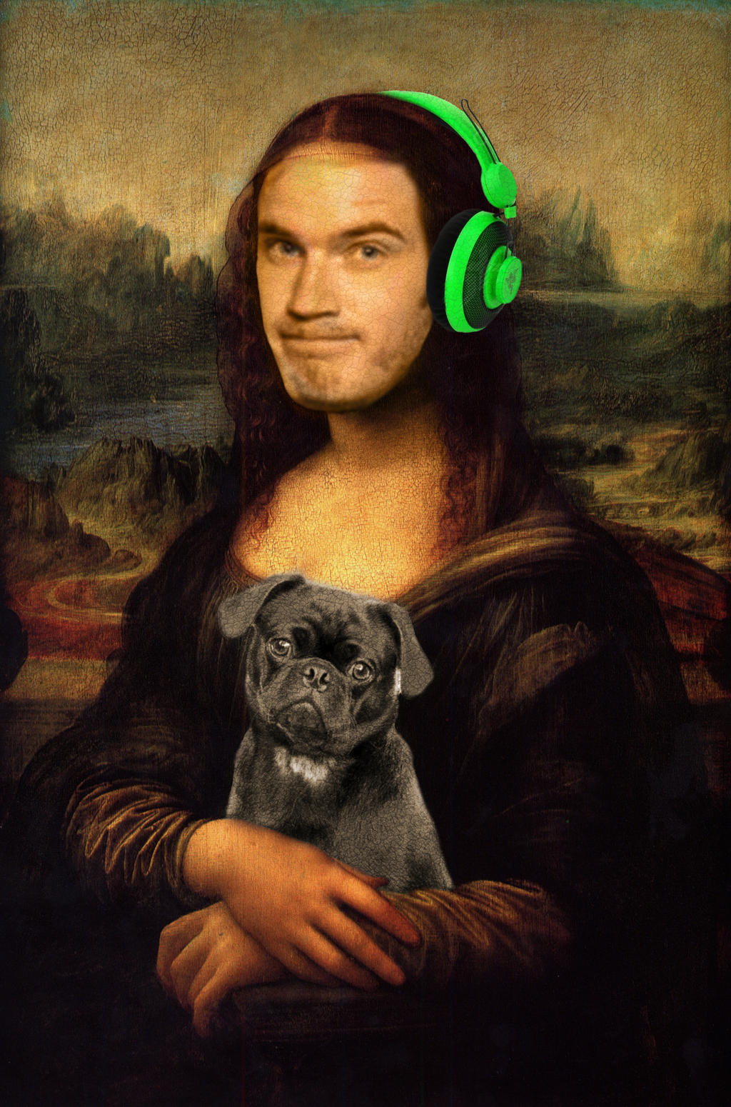 Pewdiepie Mona Lisa