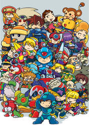 Megaman Tribute by vf02ss