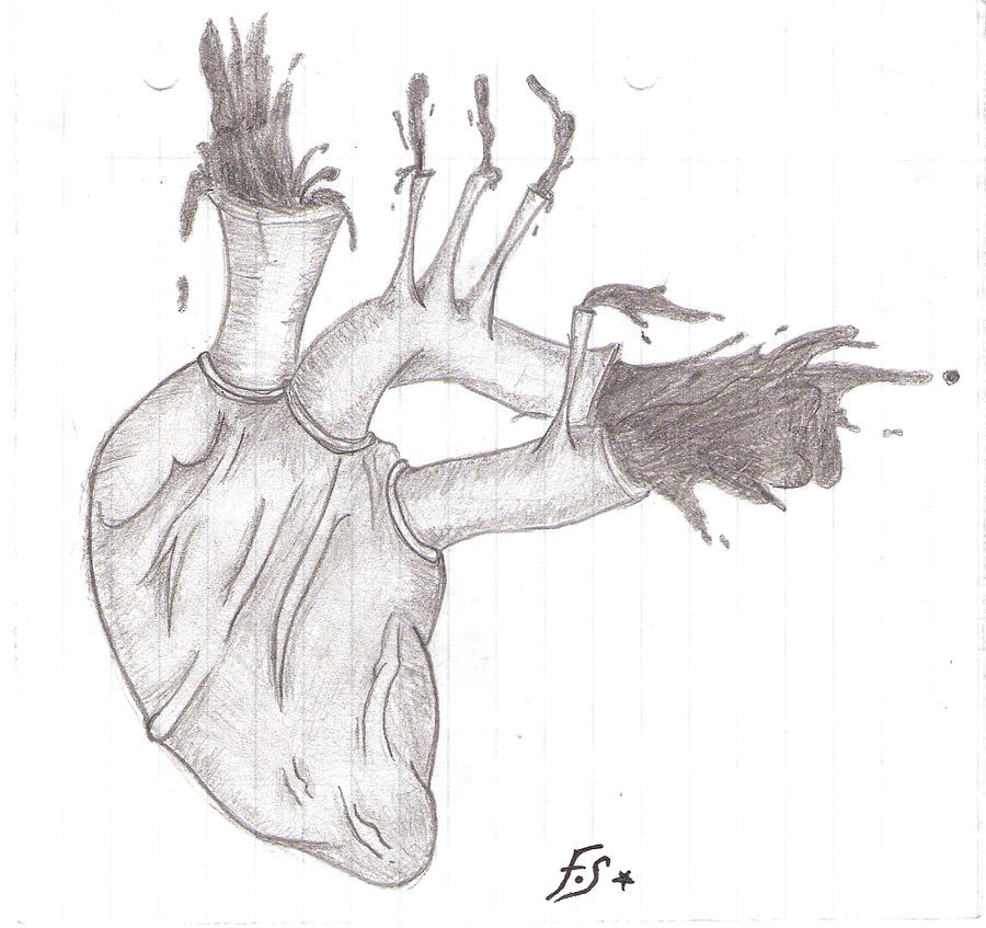 Exploding Heart.. by SpazKiing on DeviantArt
