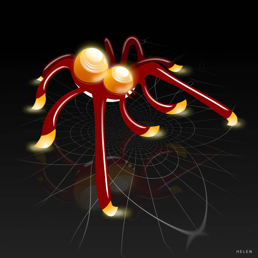 Sentient Spider Sci-Fi Spider by HelenLight on DeviantArt