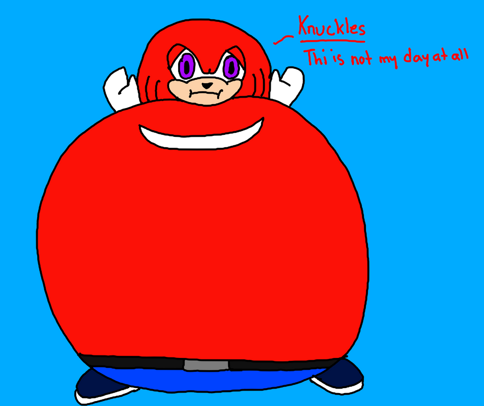 .:REQUEST:. Inflated Knuckles by Ant-D on DeviantArt