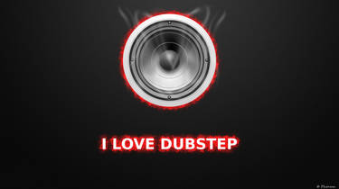 I Love Dubstep Subwoofer Red