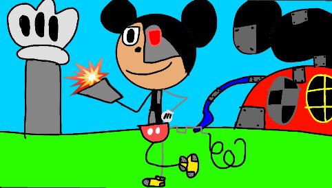 Mickey Using A Machine Robot Mickey mouse by DeyotheKid2011 on DeviantArt