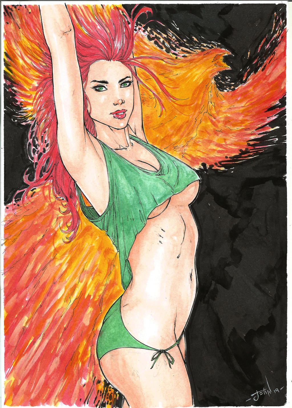 Jean Grey Phoenix By JeanArtes On DeviantArt jean-grey-phoenix-by-jeanartes-on-deviantart